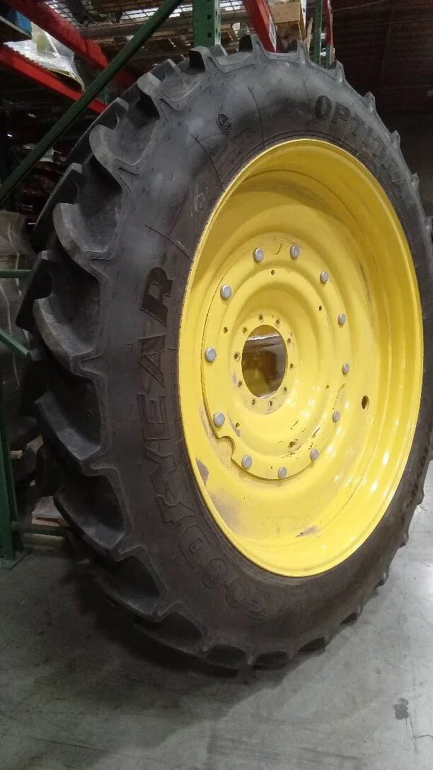 Used 320/105R54 166D Goodyear Optitrac TL R-1W 90-95% On 10 x 54 (10-13.19-11.07) R&R With Disc image 3