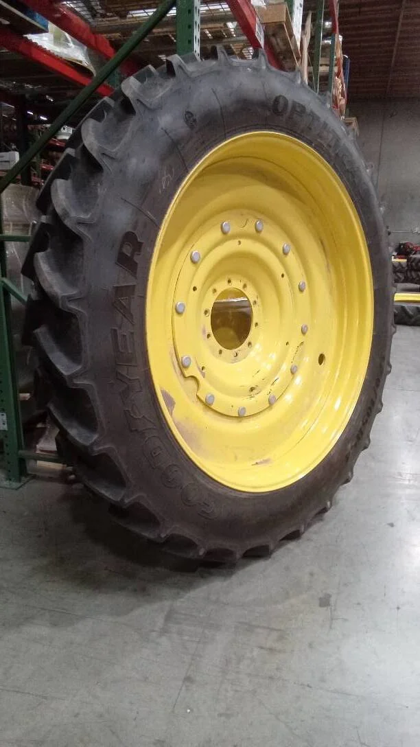 Used 320/105R54 166D Goodyear Optitrac TL R-1W 85-90% On 10 x 54 (10-13.19-11.07) R&R With Disc image 3