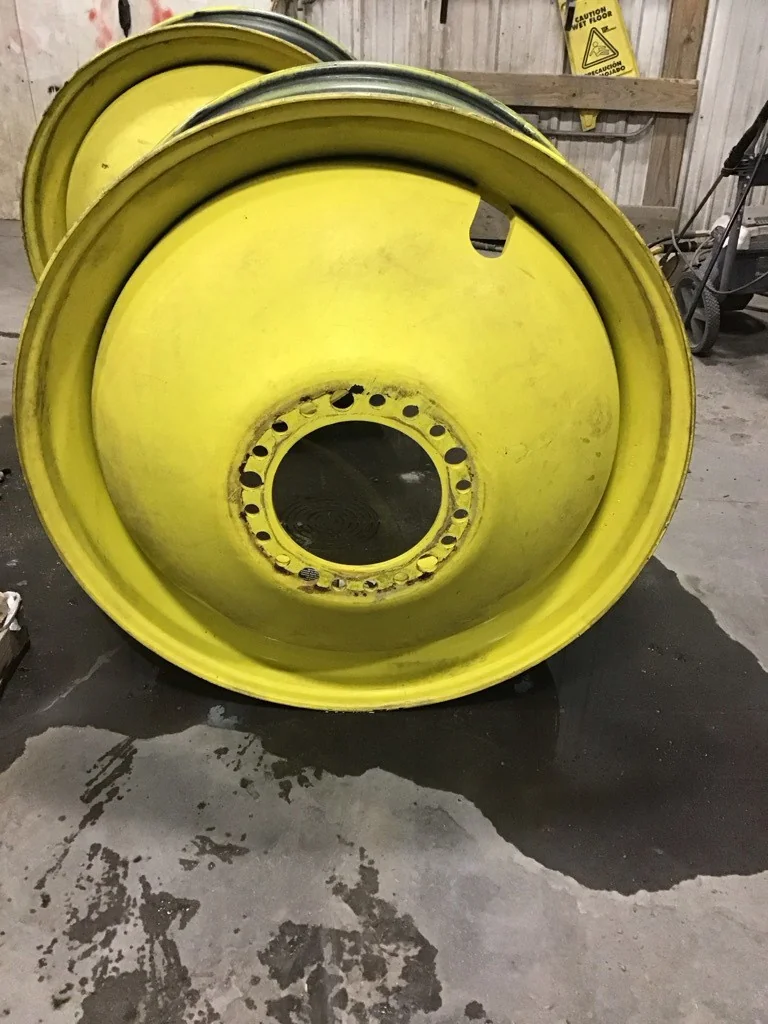 Used 18 x 42 Titan 20-13.19-10.50 John Deere Dolly Dual. Mild Rust Paint in Fair Condition.