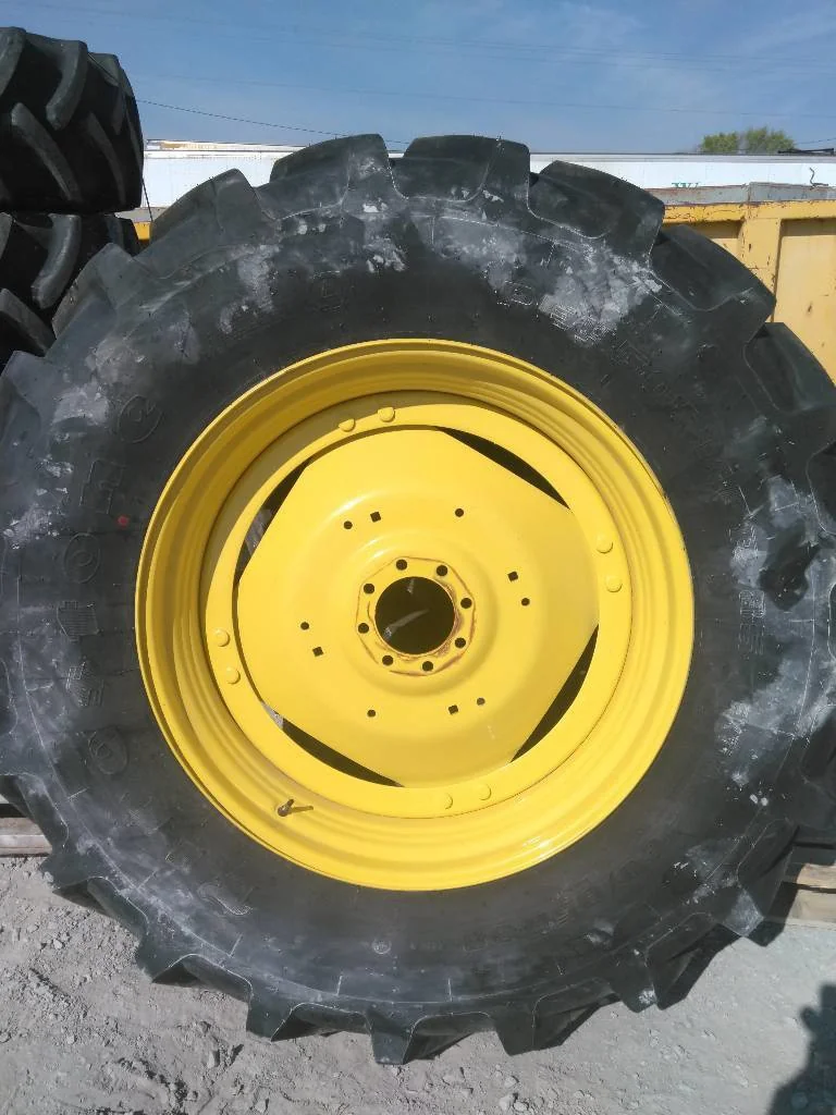 Take-Off 460/85R38 146E Firestone Performer 85 TL R1W 95-100% 15 x 38 8-8-6 4/2 Clamp Wheel w/Disc