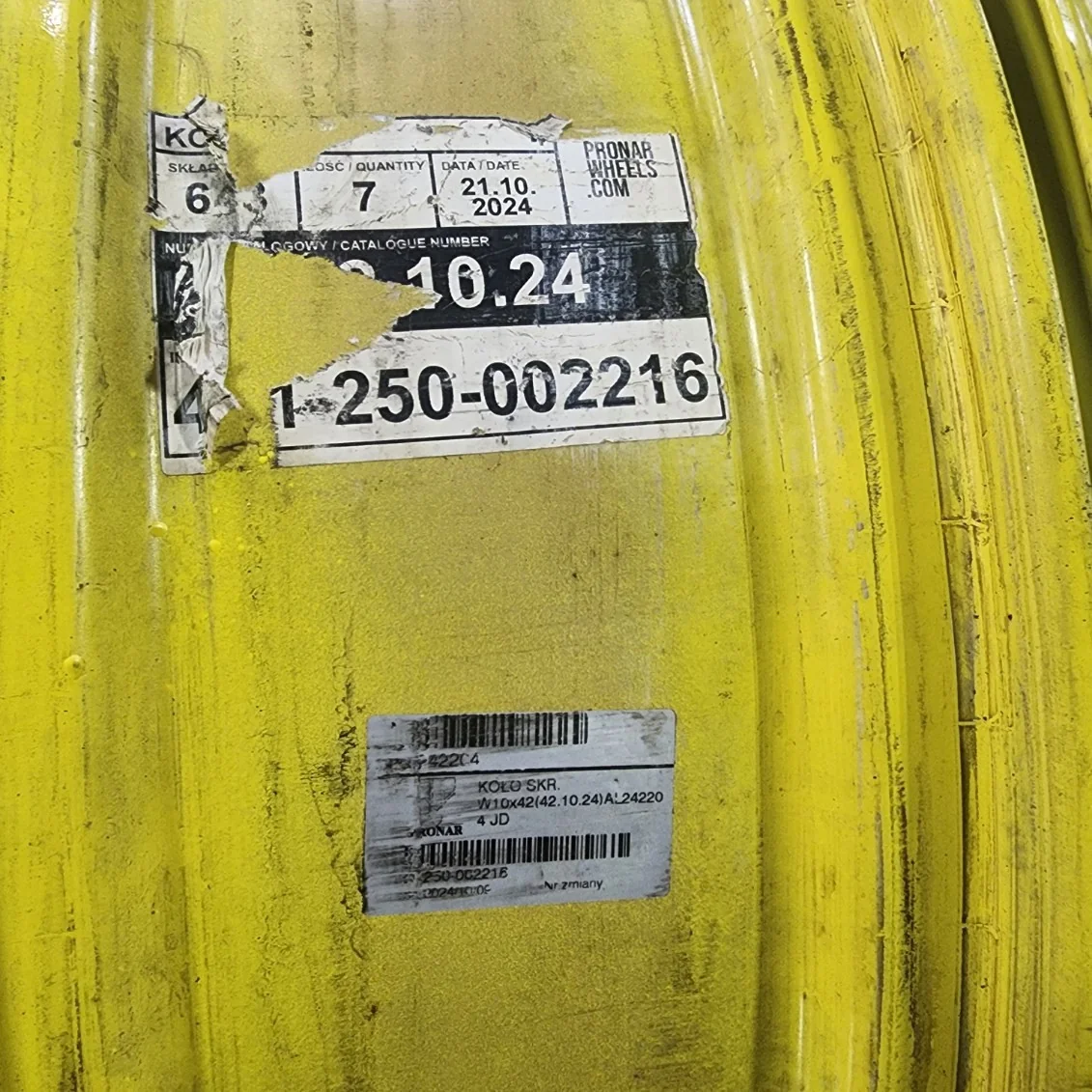 Take-Off 10 X 42 (8-10.82-8.78) Rim & Rail w/ Disc image 3