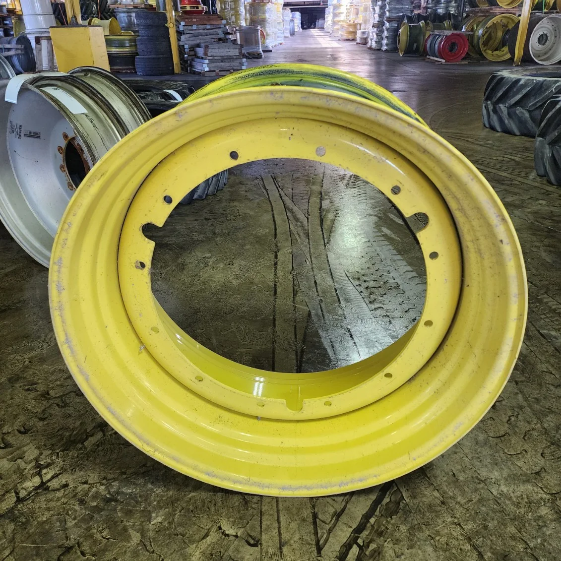 Take-Off 20 X 42 12-32.047-30.078 Rim & Rail Yellow Wheel image 2