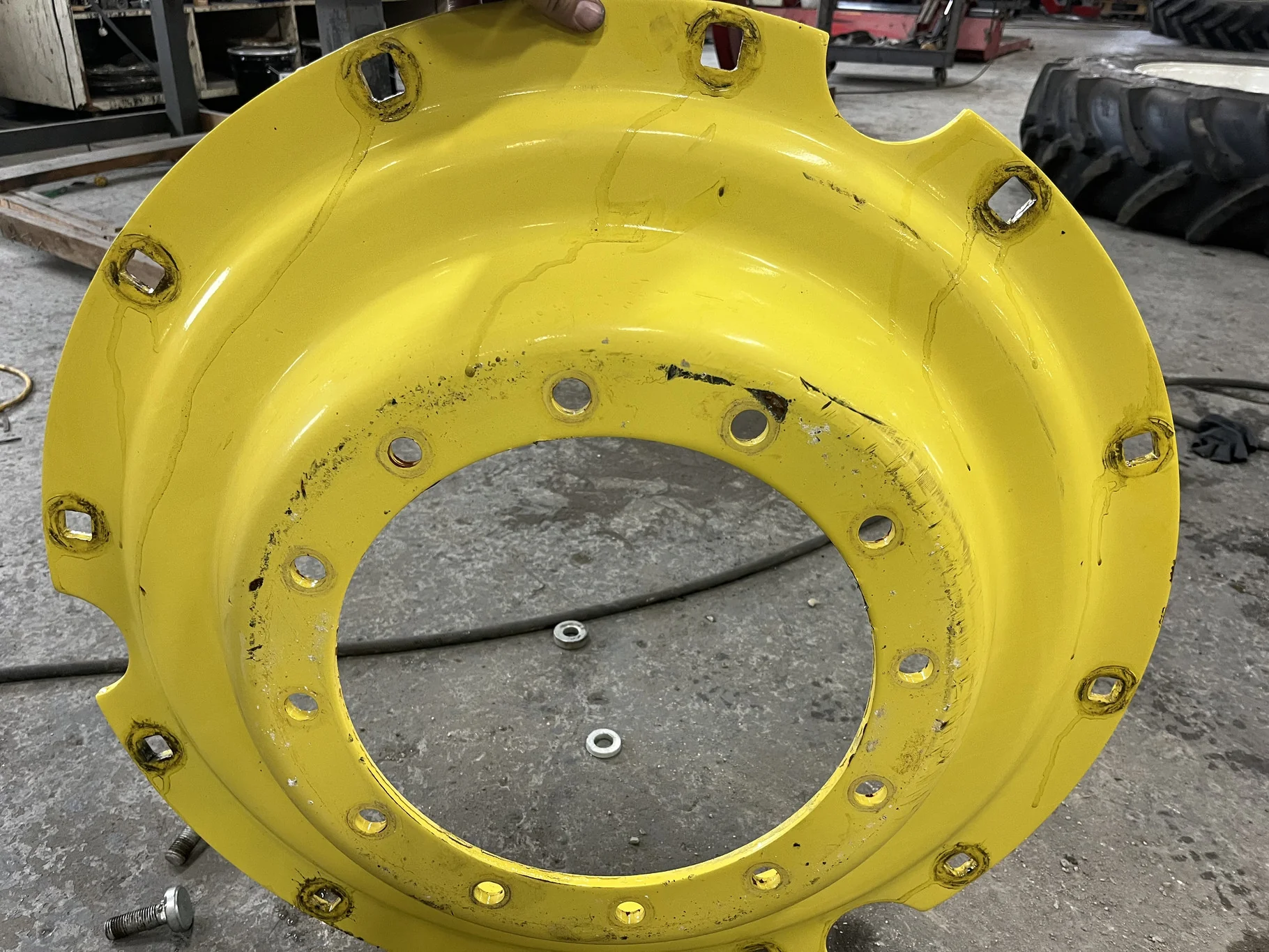 Used Disc 38" 12-16.732-14.640 Waffle Yellow