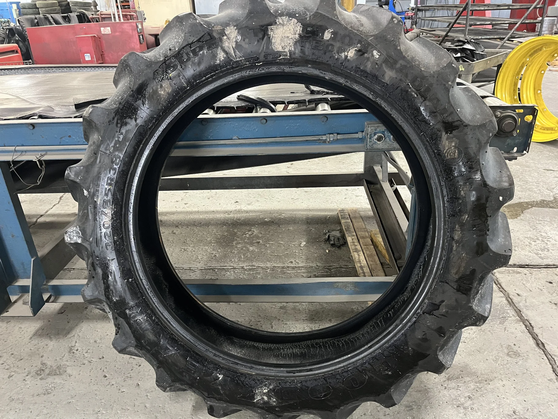 Used 320/85R38 143A8 Goodyear STR DT800 TL R-1W 90-95% image 2