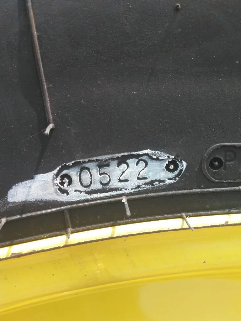 Used 380/90R50 151D Goodyear Optitrac TL R-1W 90-95% On 12 x 50 (12-32.047-30.078) Rim & Rail image 2