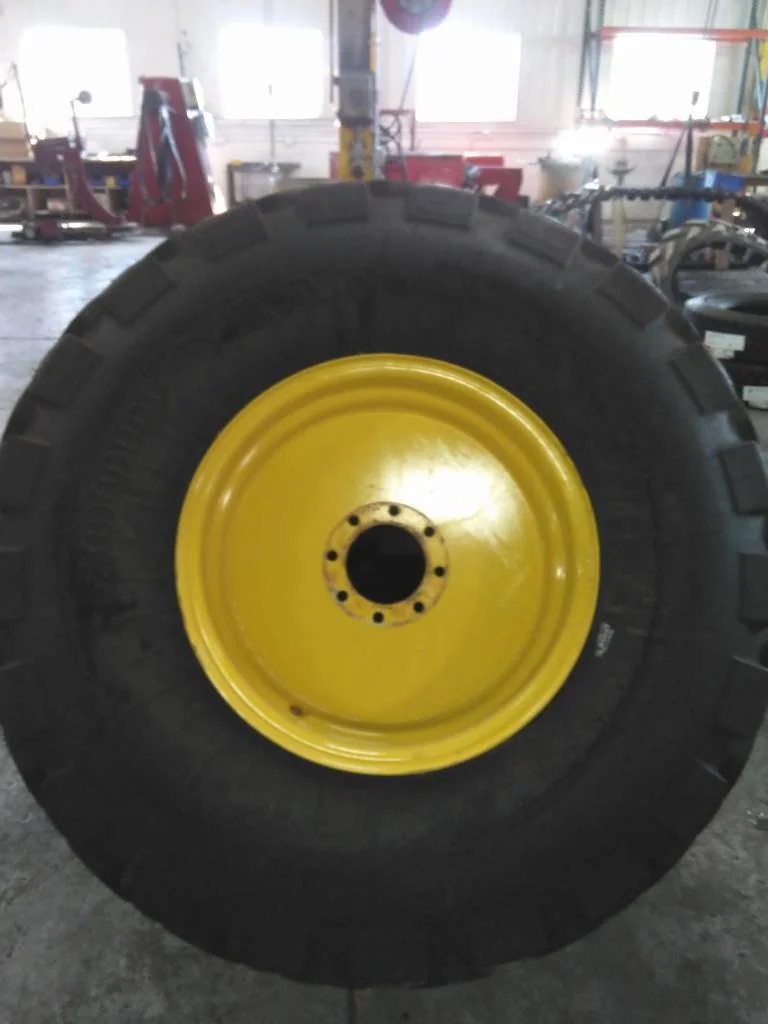 Take-Off 23.1-26 12 Ply Goodyear All Weather TL R-3 95-100% On 20 x 26 (8-8-6) Solid Wheel