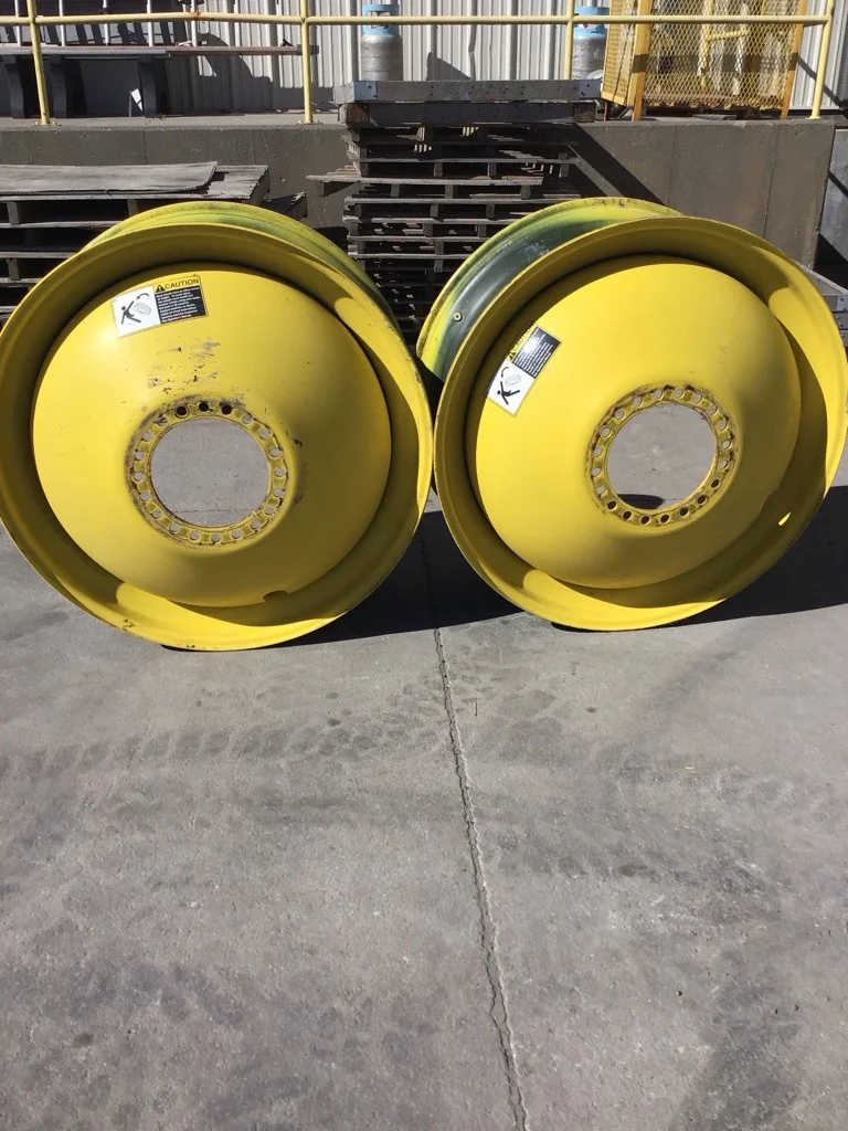Used 18 x 42 (20-13.189-11.07-14.3) John Deere Yellow Inside Dolly Dual image 3