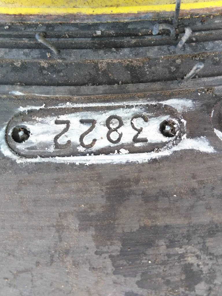 Used 480/70R30 152D Goodyear Optitrac TL R-1W 90-95% On 15 x 30 12-16.732-14.620 Waffle 3 Bolt image 2