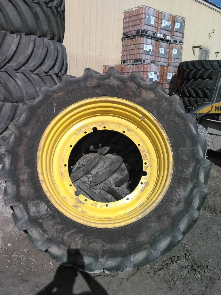 Used 480/80R46 158D Goodyear Optitrac TL R-1W 90-95% On 16 x 46 (12-32.047-30.078) Rim & Rail image 2
