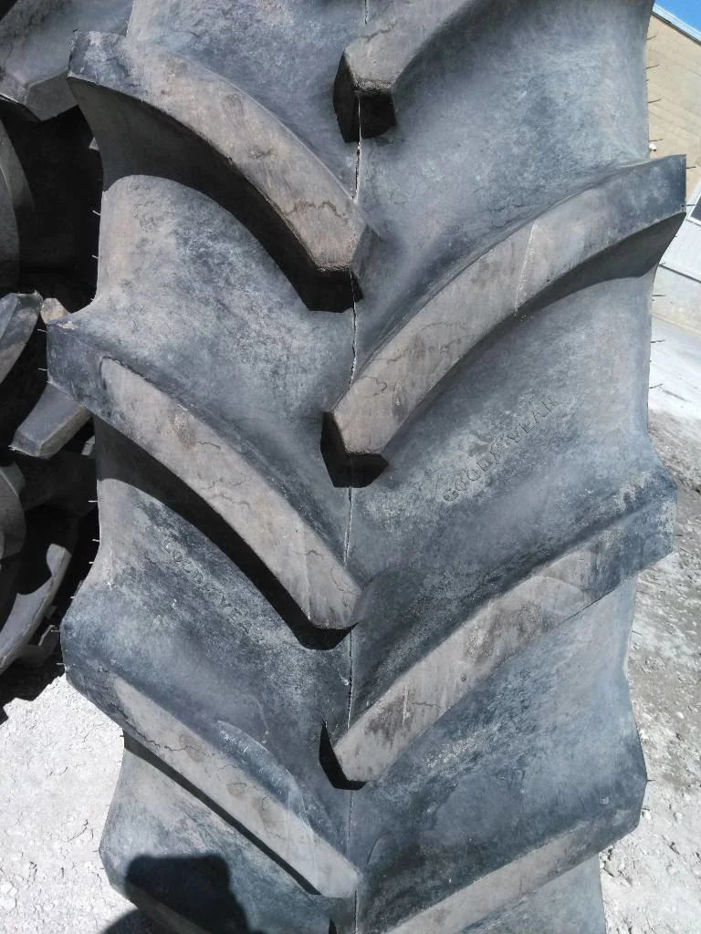 Used 480/80R46 158D Goodyear Optitrac TL R-1W 90-95% On 16 x 46 (10-13.19-11.07) John Deere Dual image 2