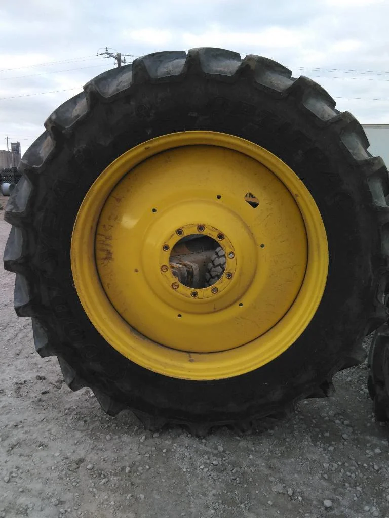 Used 480/80R46 158D Goodyear Optitrac TL R-1W 90-95% On 16 x 46 (10-13.19-11.07) John Deere Dual image 5