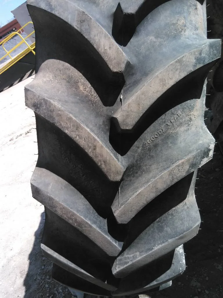 Used 480/80R46 158D Goodyear Optitrac TL R-1W 90-95% On 16 x 46 (12-32.047-30.078) Rim & Rail image 2