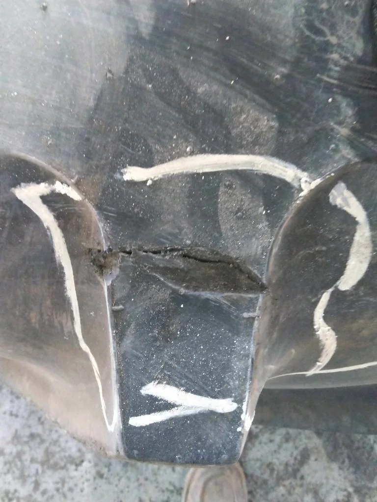 Used 750/65R26 169B Firestone Radial DT TL R-1W 80-85% On 25 x 26 (10-8.858-6.92) Combine Wheel