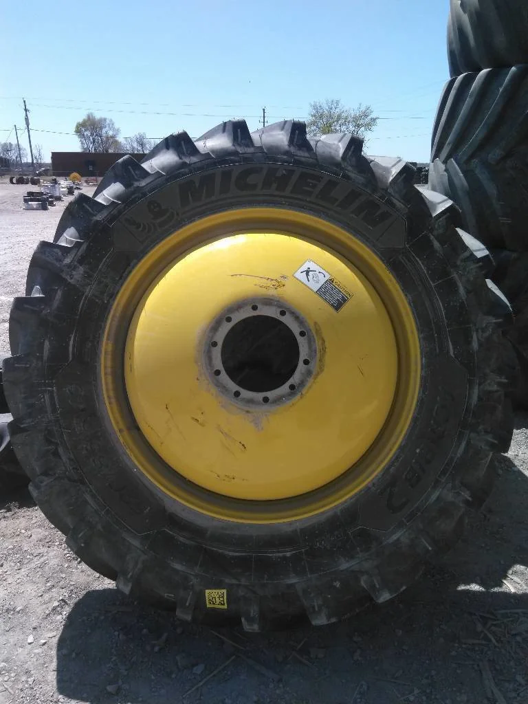 (SET OF 4) Take-Off 520/85R46 164A8 Michelin Agribib 2 TL R-1W 95-100% On 16 x 46 (10-13.19-11.07) image 2