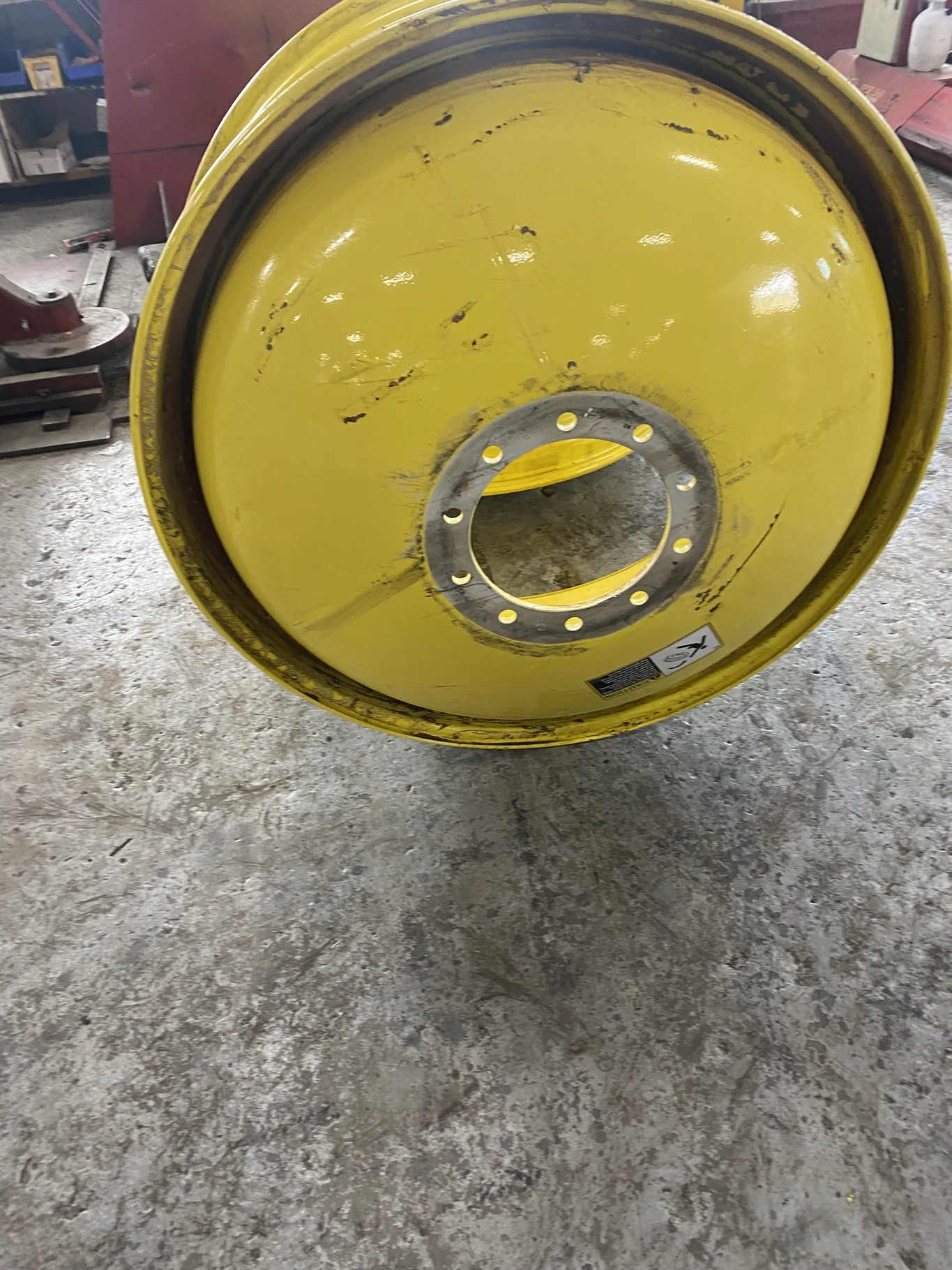 Take-Off 16 x 46 10-13.19-11.07 SET OF 4 JD Chopper Dolly Dual Yellow Wheel image 2