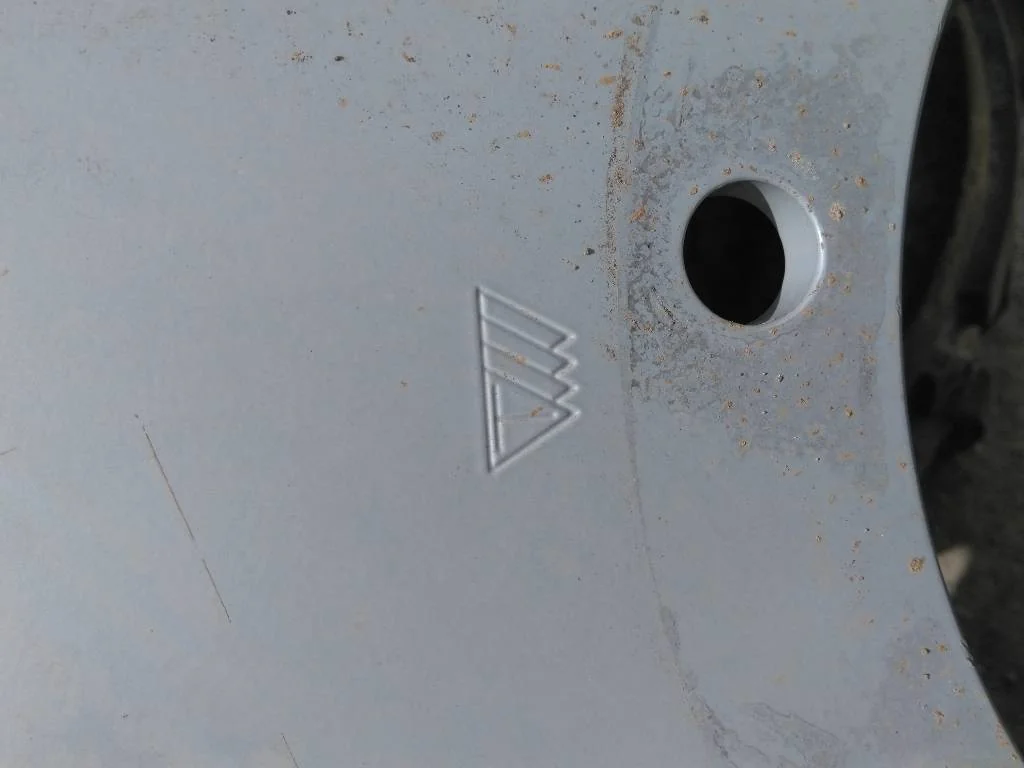 Used 480/80R42 156A8 Michelin Agribib 2 TL R-1W 85-90% On 16 x 42 (10-13.19-11.07) Agco Dual Wheel image 6
