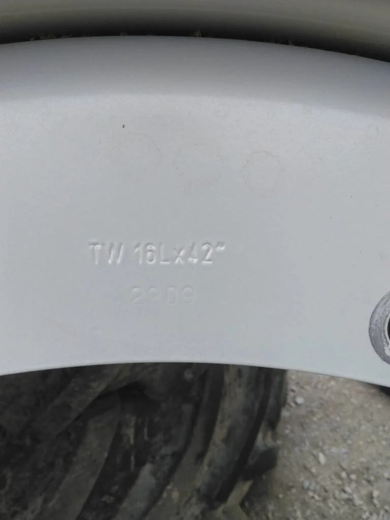 Used 480/80R42 156A8 Michelin Agribib 2 TL R-1W 85-90% On 16 x 42 12-320375-28.440) Agco R&R Wheel image 5