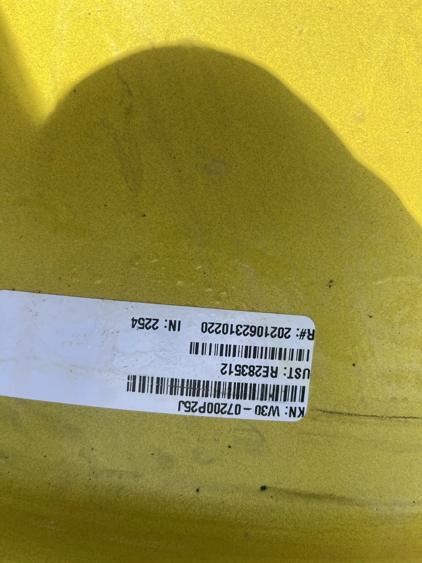 Used 15 X 30 8-8-6 4/2 Clamp Yellow Wheel w/Disc image 3