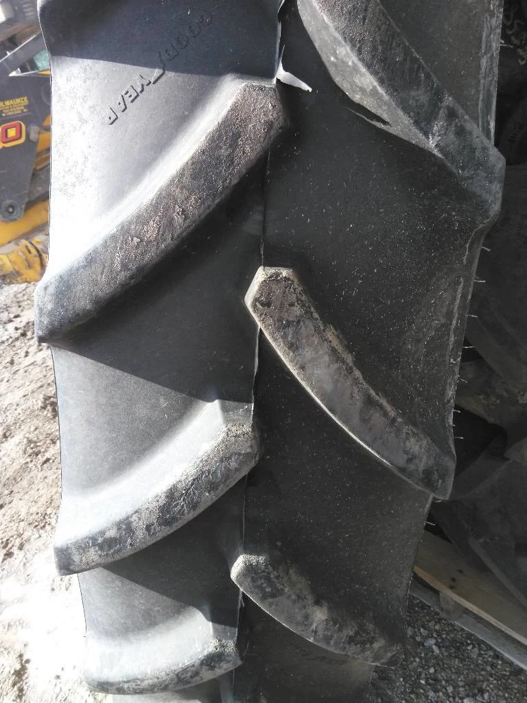 Used 380/90R54 152D Goodyear Optitrac TL R-1W 90-95% On 12 x 54 (10-13.19-11.07) John Deere Dual image 3