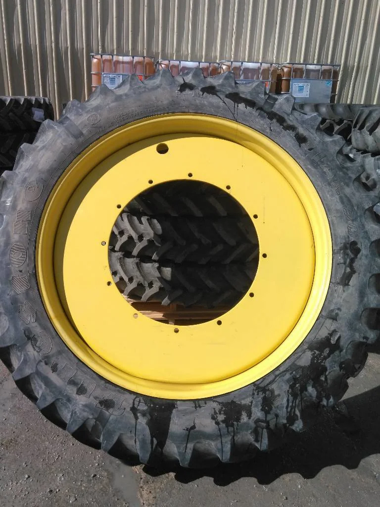 Used 380/90R54 152A8 Firestone Radial 9000 TL R-1W 75-80% On 12 x 54 (12-32.047-30.078) Rim&Rail