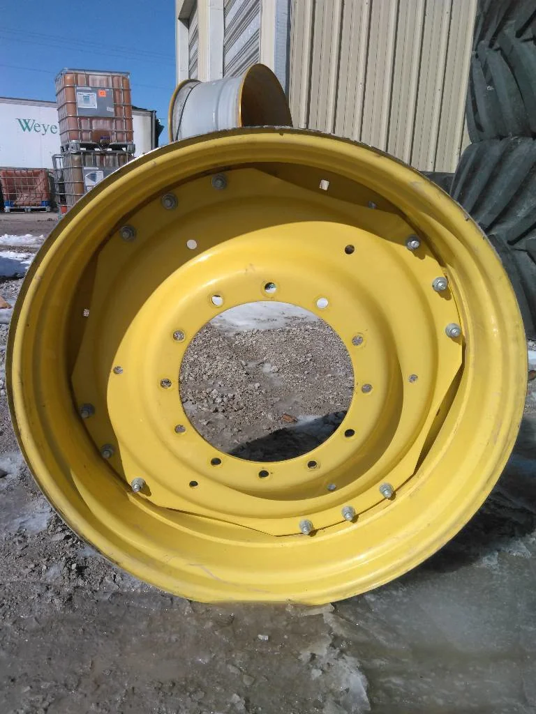 Used 12 x 38 (12-16.732-14.040) John Deere Waffle 3 Bolt Wheel With Disc