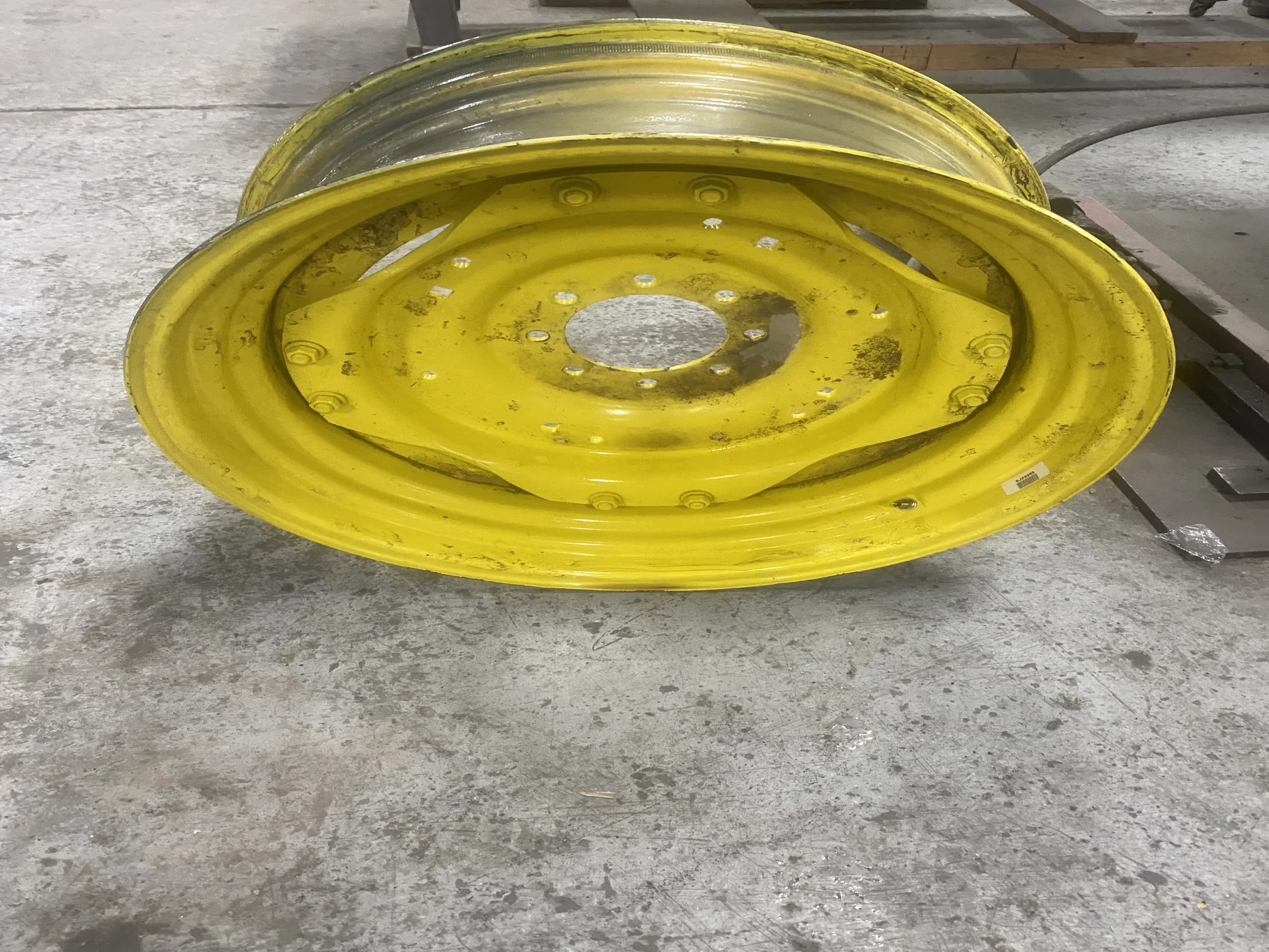 Take-Off 15 x 30 8-8-6 4/2 Rail Yellow Wheel w/ Disc