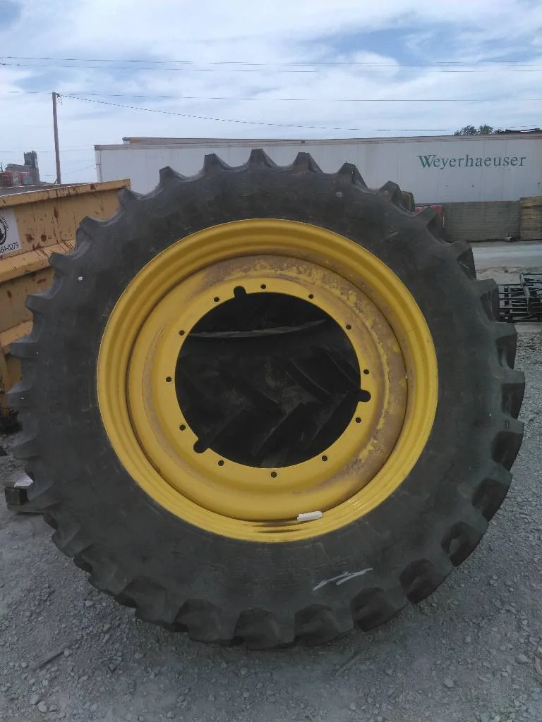 Used 480/80R50 159B Firestone Deep Tread 23 TL R-1W 85-90% On 15 x 50 (12-32.047-30.078) JD R&R