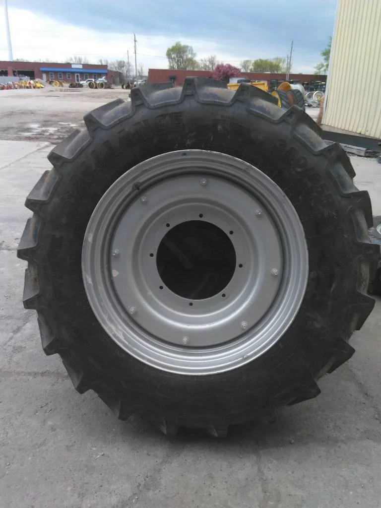 Used 380/85R34 137A8 Alliance FarmPro ll TL R-1W 85-90% On 13 x 34 (8-15.995-14.281) Rim & Rail/Disc image 4