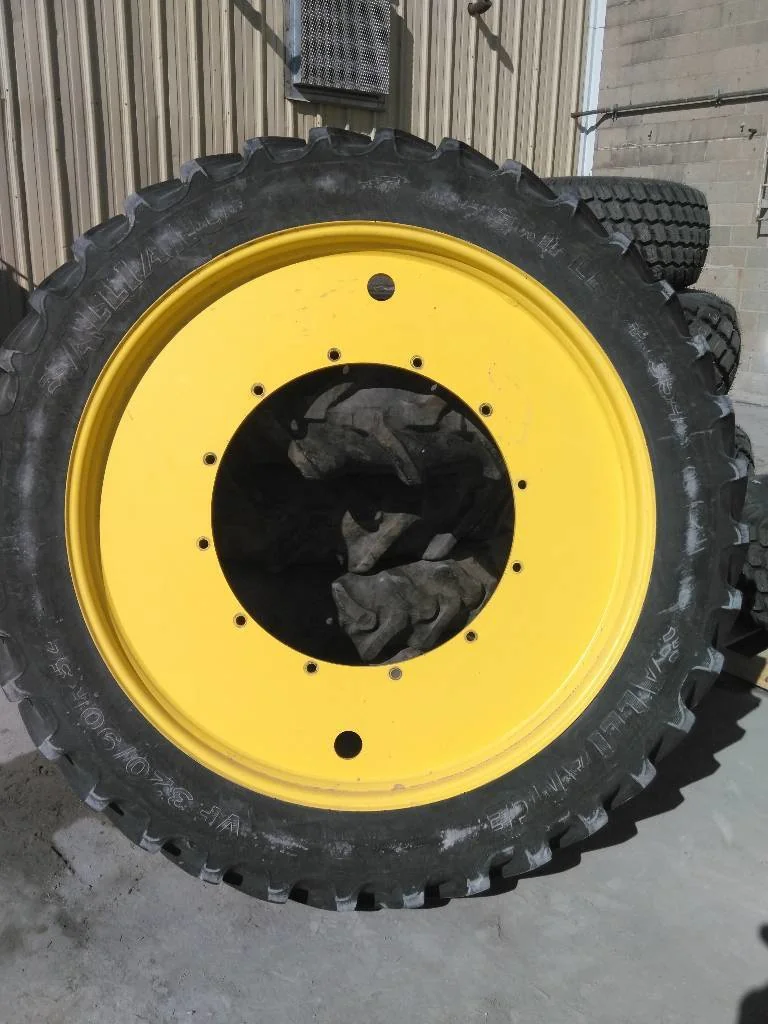 Used VF320/90R54 168D Alliance Agriflex + 354 TL R-1W 80-85% On 10 x 54 (12-32.047-30.078) Rim&Rail