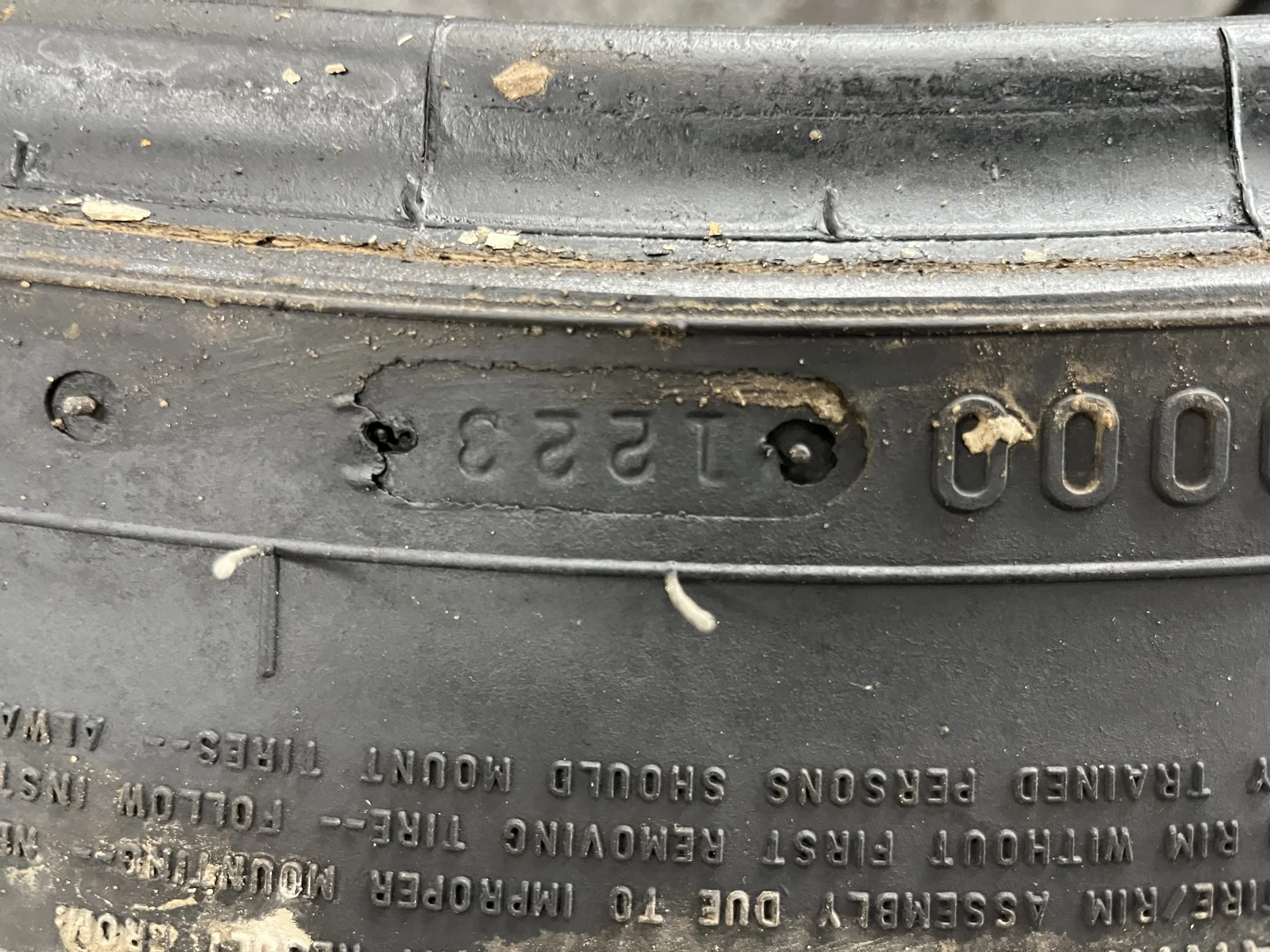 Used VF380/90R46 173D Firestone Radial All Traction RC TL R-1W 80-85% image 4