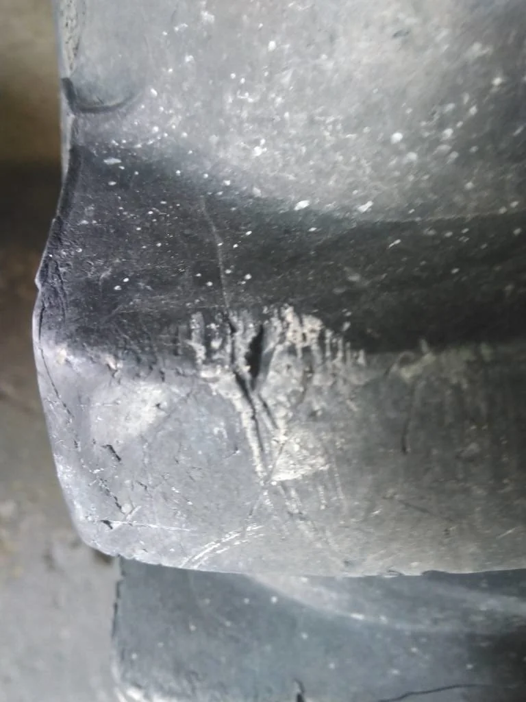 Used 12.5/80-18 NHS 6 PLy Goodyear Contractor-T TL R-4 85-90% On 9 x 18 (8-10.82-8.78) Solid Wheel image 3
