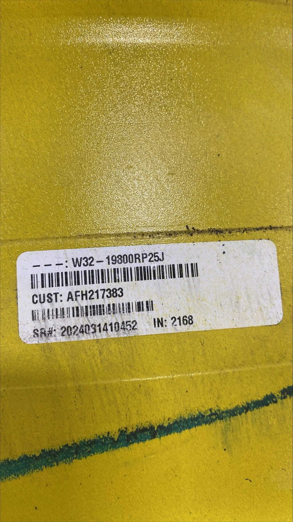 Used 21 x 32 10-13.19-11.07 Dual Yellow Wheel image 2