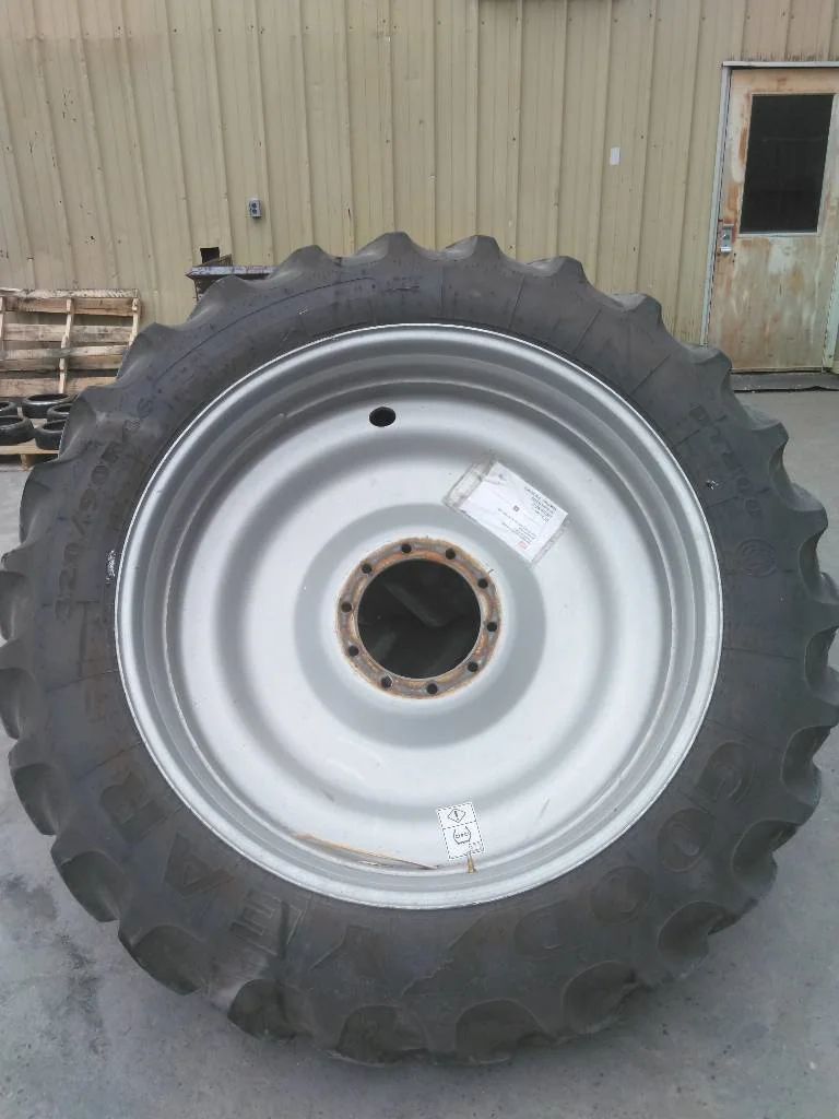 Used 320/90R46 156A8 Goodyear DT800 TL R-1W 80-85% On 10 x 46 (10-13.19-11.07) Bubble Disc Wheel