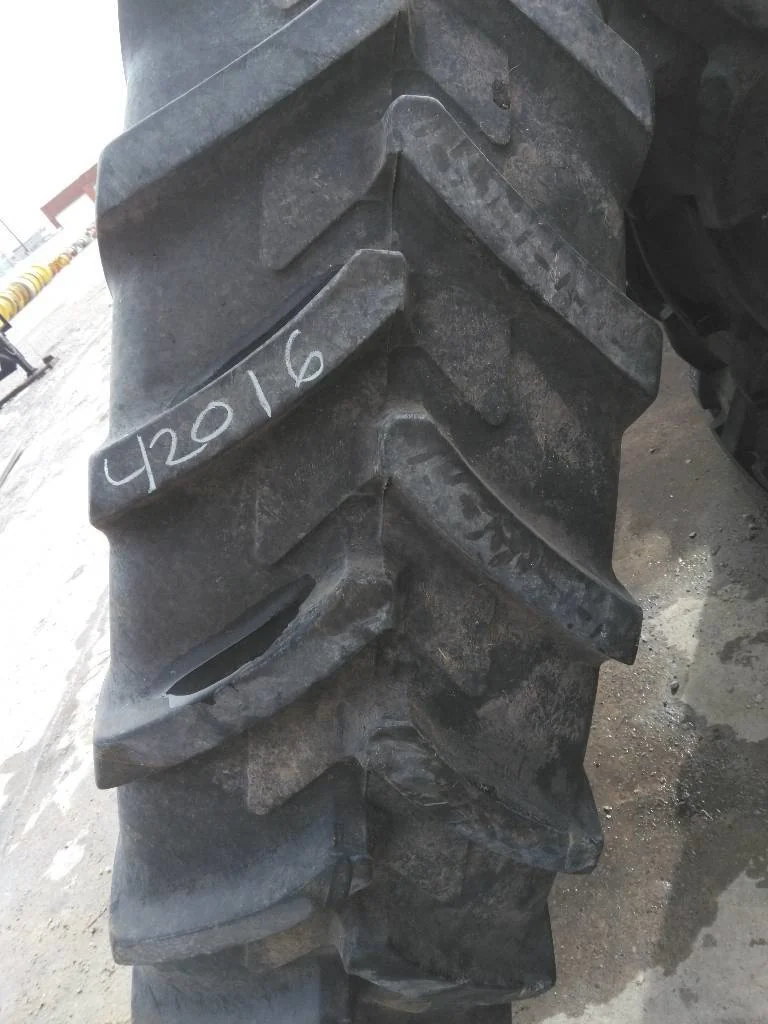 Used 480/80R50 159A8 Michelin Agribib TL R-1W 90-95% On 15 x 50 10-13.19-11.07 Dual Silver Wheel image 2