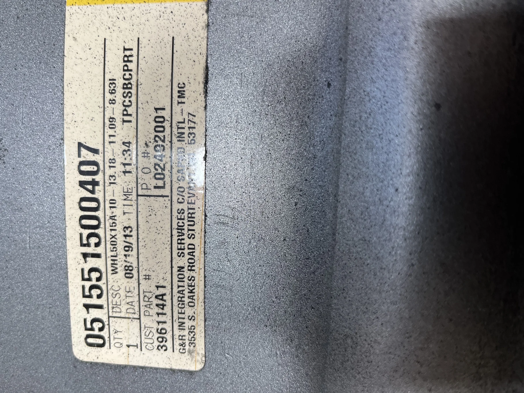 Used 15 x 50 10-13.18-11.09-8.63 Dual Silver Wheel image 6