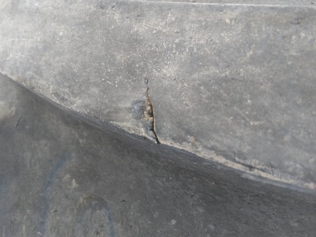 Used 480/70R30 148A8 BKT Agrimax RT 765 TL R-1W 75-80% (DOT 1914) Mild Stubble, Moderate Cuts image 6