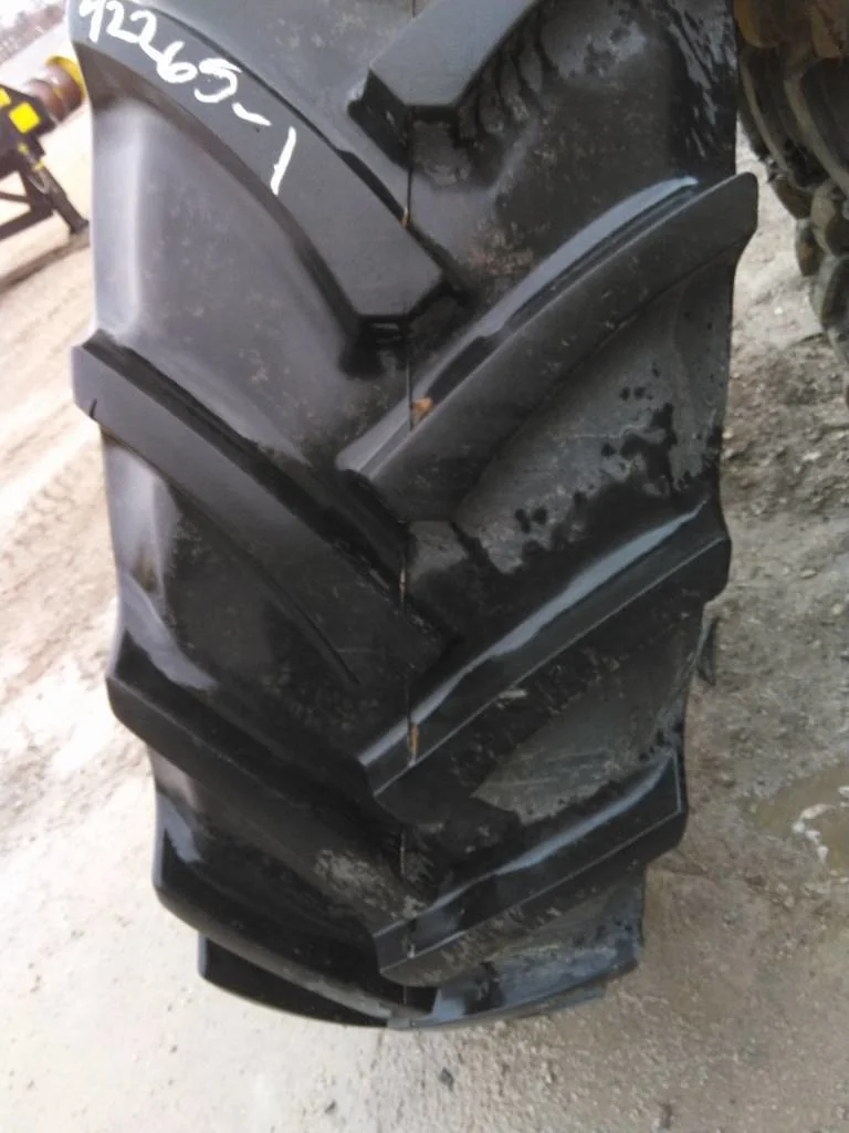 Used 480/80R42 151A8 Mitas AC85 TL R-1W 85-90% On 16 x 42 12-32.047-30.078 Rim & Rail Yellow Wheel image 3