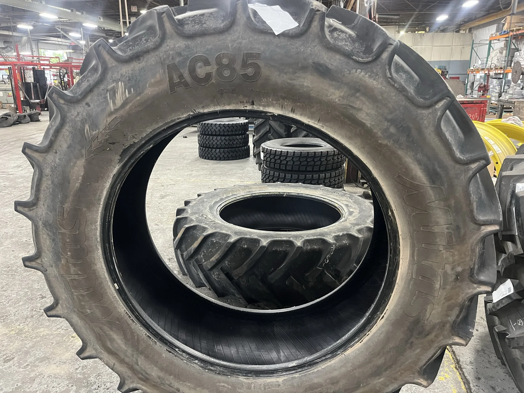 Used 480/80R42 151A8 Mitas AC85 TL R-1W 85-90% image 2