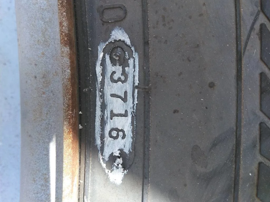 Take-Off 380/90R46 168D Firestone RAT RC TL R-1W 95-100% On 12 x 46 (12-29.5) Waffle 3 Bolt NO DISC image 2