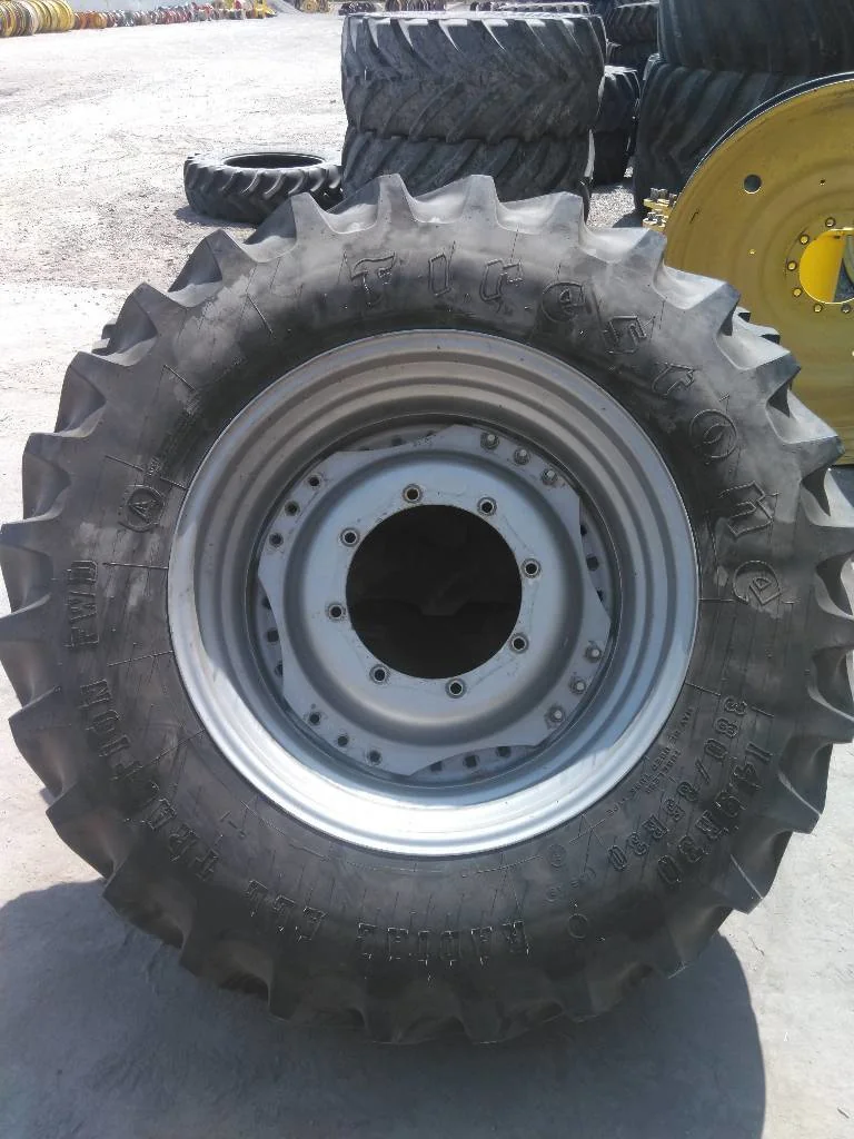 Used 380/85R30 135A8 Firestone RAT FWD TL R-1 90-95% On 13 x 30 8-12.992-11.446 Waffle 3B Wheel/Disc image 4