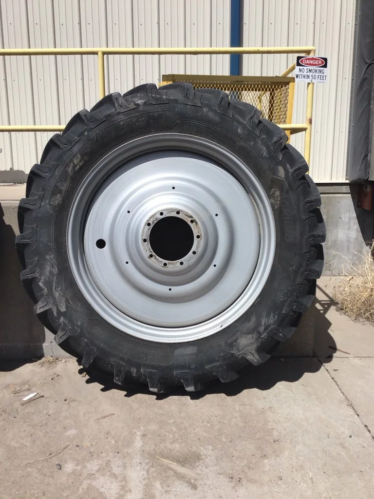 Used 480/80R50 159A8 Michelin Agribib 2 TL R-1W 70-75% On 15 x 50 (10-13.19-11.07) Case Dual Wheel image 2