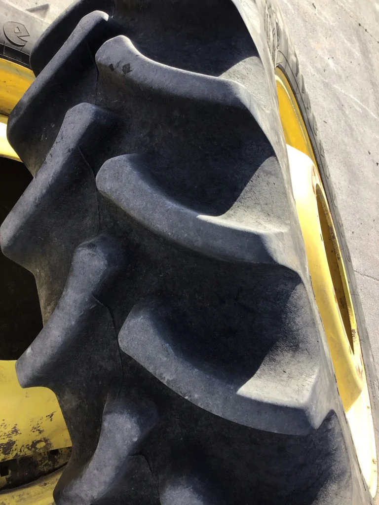 Used 380/80R38 142B Firestone RAT DT TL R-1W 85-90% On 12 x 38 (12-19.685-17.651) Waffle 3 Bolt/Disc image 6
