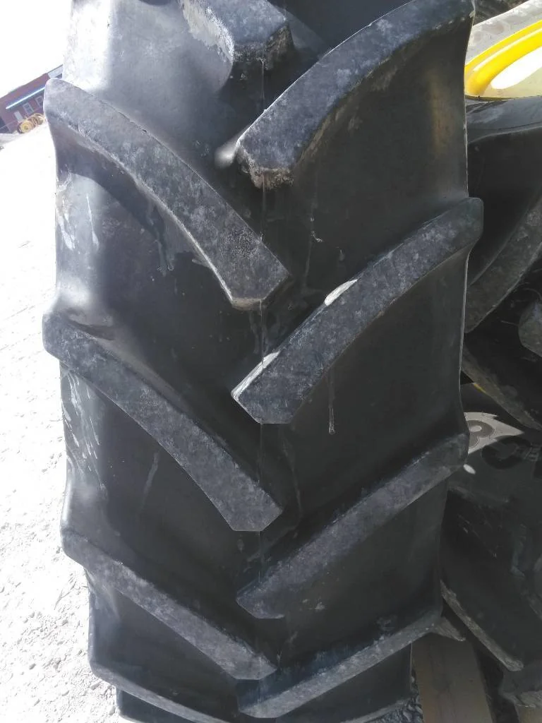 Used 480/80R42 151A8 Mitas AC85 TL R-1W 90-95% On 16 x 42 12-32.047-30.078 Rim & Rail Yellow Wheel image 3