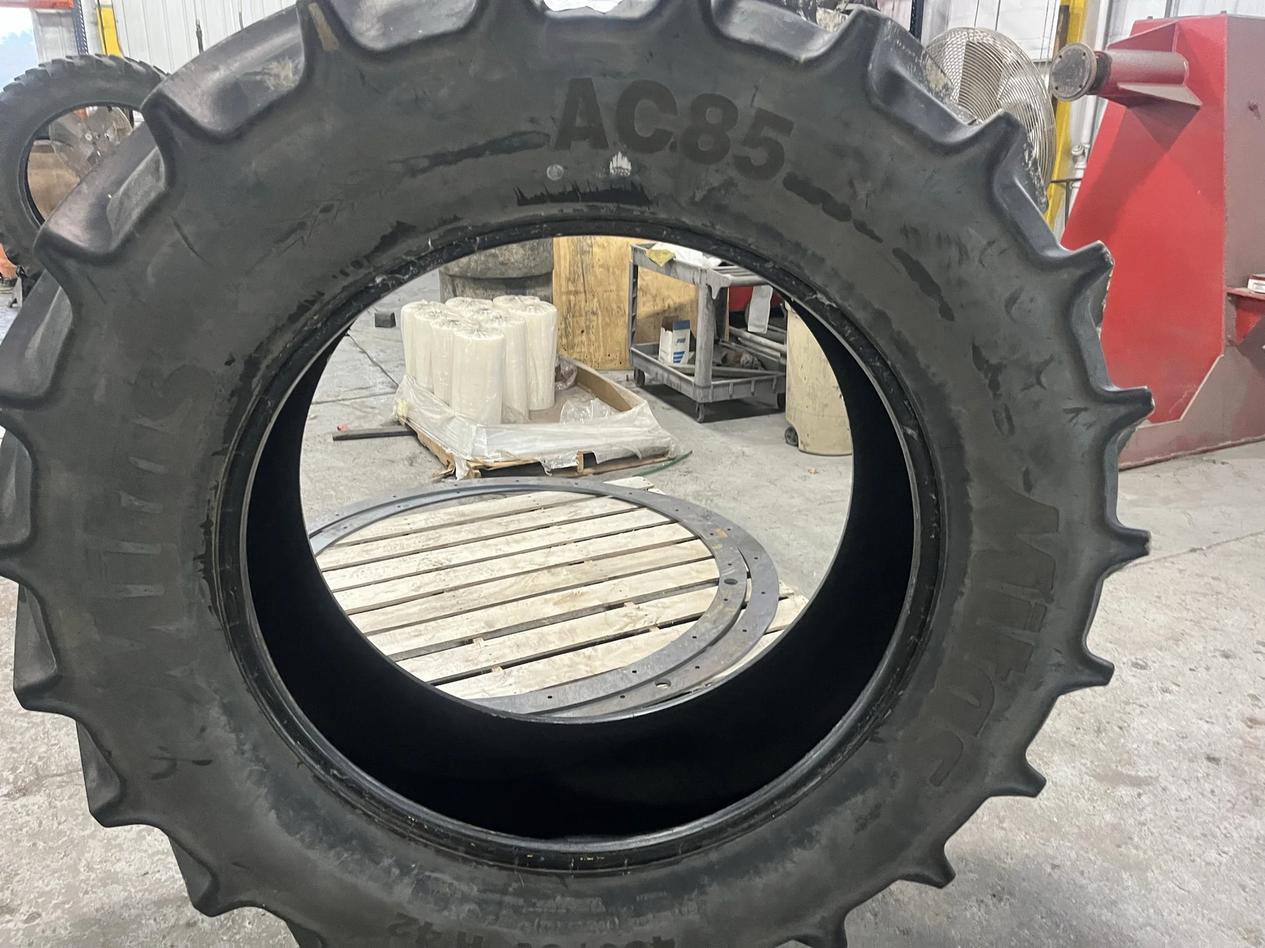 Used 480/80R42 151A8 Mitas AC85 TL R-1W 90-95% image 2