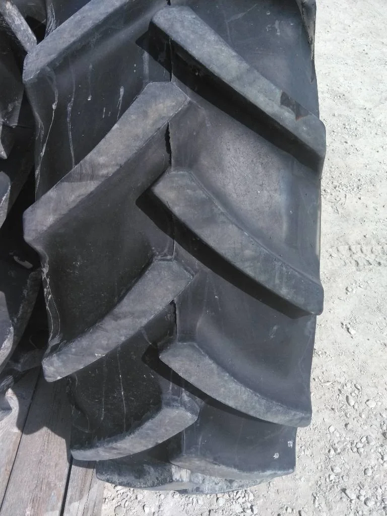 Used 420/85R28 139A8 Mitas AC85 TL R-1W 85-90% On 15 x 28 (10-13.19-11.07) Waffle 3 Bolt/Disc image 2