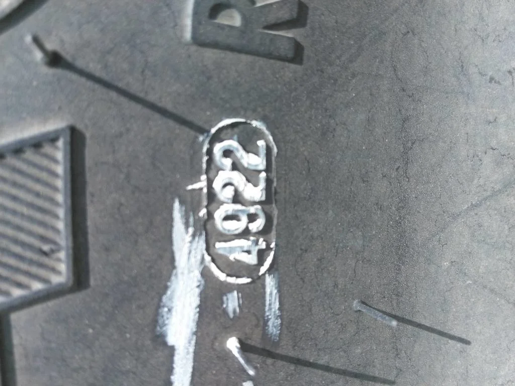 Used 420/85R28 139A8 Mitas AC85 TL R-1W 85-90% On 15 x 28 (10-13.19-11.07) Waffle 3 Bolt/Disc image 3