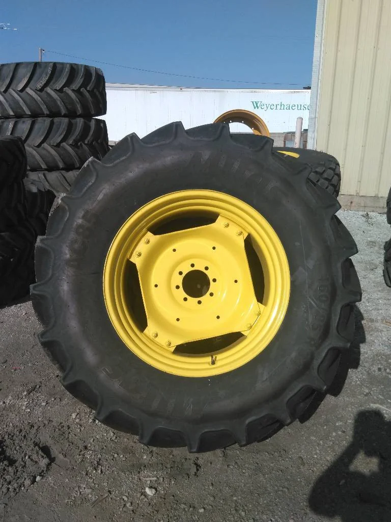 Used 460/85R34 147A8 Mitas AC85 TL R-1W 90-95% On 15 x 34 (8-8-6) 4/2 Clamp/Disc image 3