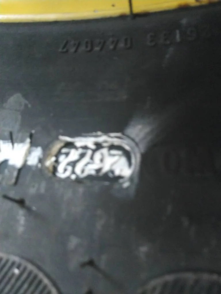 Used 340/85R24 125A8 Mitas AC85 TL R-1W 90-95% On 12 x 24 (8-10.82-8.78) 4/2 Clamp/Disc image 3