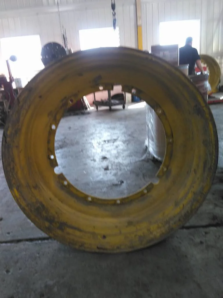 Used 16 x 46 Titan (12-32.047-30.078) John Deere Rim & Rail Wheel (Paint is Fair)