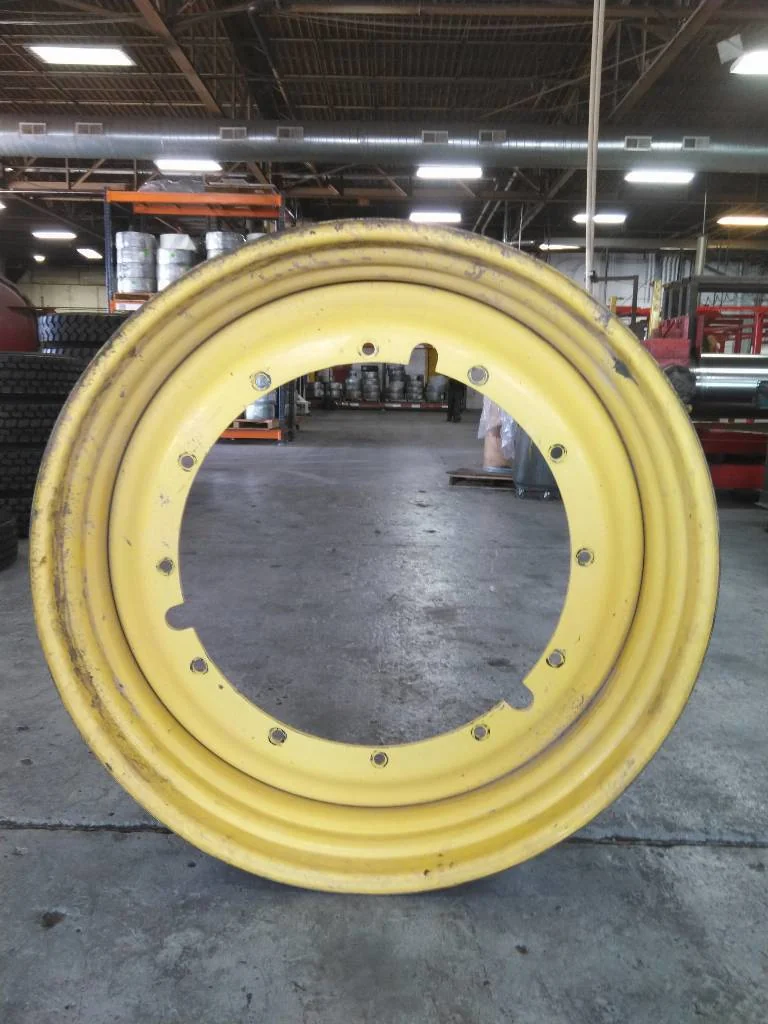 Used 16 x 46 Titan (12-32.047-30.078) John Deere Rim & Rail Wheel (Paint is Fair) image 2